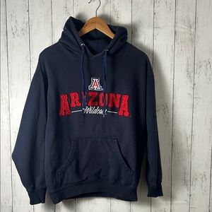Arizona Wildcats Navy Sweatshirt Hoodie size women’s large men’s medium varsity